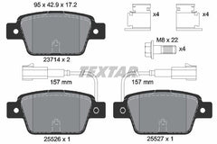 Bremsbelagsatz Scheibenbremse Hinterachse für FIAT LANCIA BRAVO II Van DELTA III