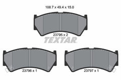 Bremsbelagsatz Scheibenbremse Vorderachse für SUZUKI BALENO Schrägheck Kombi