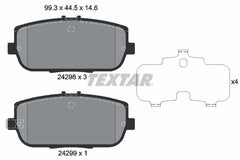Bremsbelagsatz Scheibenbremse Hinterachse für FIAT MAZDA ABARTH 124 Spider MX-5