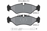 Bremsbelagsatz Scheibenbremse Hinterachse für MERCEDES-BENZ VW SPRINTER 2-t Bus
