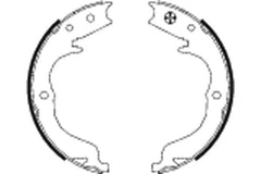 Bremsbackensatz Feststellbremse Hinterachse für CITROËN MITSUBISHI PEUGEOT