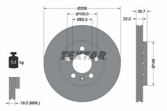 2x Bremsscheibe Vorderachse für AUDI SEAT SKODA VW STREETSCOOTER A1 Sportback
