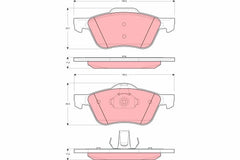 Bremsbelagsatz Scheibenbremse Vorderachse für NISSAN PRIMERA Hatchback Traveller