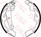 Bremsbackensatz Hinterachse für CITROËN OPEL PEUGEOT SUZUKI TOYOTA C1 II AGILA