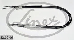 Seilzug Feststellbremse hinten für OPEL CORSA D