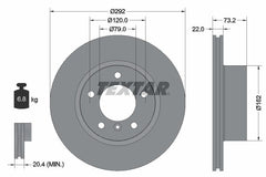 2x Bremsscheibe Vorderachse für BMW 1 Coupe Cabriolet 3
