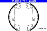 Bremsbackensatz Feststellbremse Hinterachse für OPEL SAAB ASTRA F Stufenheck CC