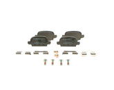 Bremsbelagsatz Scheibenbremse Hinterachse für OPEL CORSA C TIGRA TwinTop