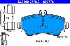 Bremsbelagsatz Scheibenbremse Vorderachse für MERCEDES-BENZ A-KLASSE