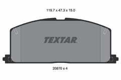 Bremsbelagsatz Scheibenbremse Vorderachse für TOYOTA CAMRY Stufenheck Liftback