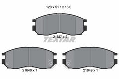 Bremsbelagsatz Scheibenbremse Vorderachse für CHRYSLER MITSUBISHI HYUNDAI