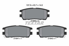 Bremsbelagsatz Scheibenbremse Hinterachse für MITSUBISHI DELICA / SPACE GEAR