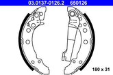 Bremsbackensatz Hinterachse für AUDI SEAT VW 80 B2 Stufenheck COUPE AROSA