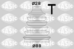 Faltenbalgsatz Antriebswelle für RENAULT CLIO II ESPACE III LAGUNA I Grandtour