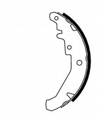 Bremsbackensatz Hinterachse für FIAT PALIO SIENA