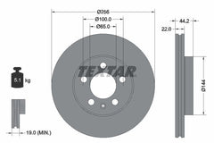 2x Bremsscheibe Vorderachse für AUDI SEAT SKODA VW A1 Allstreet City Carver