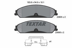 Bremsbelagsatz Scheibenbremse Vorderachse für CHRYSLER DODGE LANCIA 300C Touring