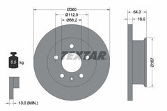 2x Bremsscheibe Vorderachse für VW CALIFORNIA T4 Camper TRANSPORTER Kasten Bus