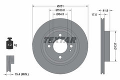 2x Bremsscheibe Vorderachse für MITSUBISHI SPACE STAR VI Schrägheck ATTRAGE