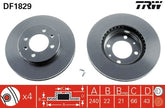 2x Bremsscheibe Vorderachse für AUSTIN MG ROVER MAESTRO Fastback MONTEGO Kombi
