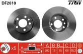 2x Bremsscheibe Vorderachse für VW CALIFORNIA T4 Camper TRANSPORTER Kasten Bus