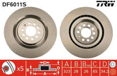 2x Bremsscheibe Vorderachse für SEAT LEON