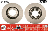 2x Bremsscheibe Vorderachse für MITSUBISHI HYUNDAI GALLOPER II