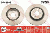2x Bremsscheibe Vorderachse für HONDA CIVIC VIII Hatchback CR-V II