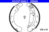 Bremsbackensatz Hinterachse für OPEL ASTRA G Stufenheck Caravan CC Coupe H GTC