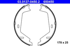 Bremsbackensatz Feststellbremse Hinterachse für VOLVO S60 I S80 II V70 XC70