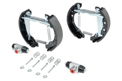 Bremsbackensatz Hinterachse für AUDI VW 80 B3 Stufenheck 90 GOLF III Cabriolet