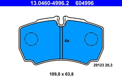 Bremsbelagsatz Scheibenbremse Hinterachse für IVECO DAILY III Kasten