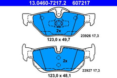 Bremsbelagsatz Scheibenbremse Hinterachse für BMW 1 Coupe Cabriolet 3 Touring X1