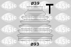 Faltenbalgsatz Antriebswelle für CITROËN PEUGEOT C4 PICASSO I Großraumlimousine