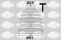Faltenbalgsatz Antriebswelle Vorderachse für RENAULT DACIA CLIO II