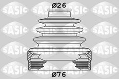 Faltenbalgsatz Antriebswelle Vorderachse für RENAULT ESPACE V LAGUNA III