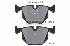 Bremsbelagsatz Scheibenbremse Hinterachse für BMW LAND ROVER 3 Coupe Touring