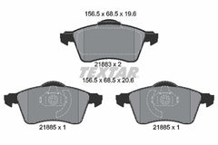 Bremsbelagsatz Scheibenbremse Vorderachse für VW CALIFORNIA T4 Camper