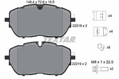 Bremsbelagsatz Scheibenbremse Vorderachse für CITROËN OPEL PEUGEOT DS C5