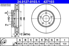 2x Bremsscheibe Vorderachse für FORD FOCUS IV Stufenheck Turnier
