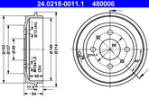 2x Bremstrommel Hinterachse für FIAT FORD LANCIA 500 C BRAVA BRAVO I PANDA /