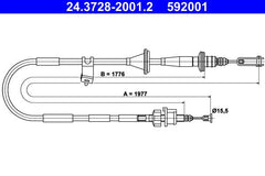 Kupplungsseil für SUZUKI JIMNY Geländewagen offen geschlossen