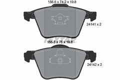 Bremsbelagsatz Scheibenbremse Vorderachse für VOLVO XC90 I VAN