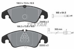 Bremsbelagsatz Scheibenbremse Vorderachse für AUDI A6 Allroad C7 Avant A7