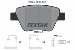 Bremsbelagsatz Scheibenbremse Hinterachse für AUDI SEAT SKODA VW A1 Sportback