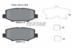Bremsbelagsatz Scheibenbremse Hinterachse für DODGE JEEP NITRO VAN CHEROKEE