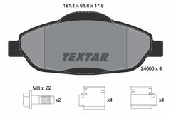 Bremsbelagsatz Scheibenbremse Vorderachse für PEUGEOT 308 CC SW I 3008