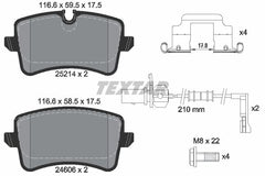 Bremsbelagsatz Scheibenbremse Hinterachse für AUDI A5 A6 Allroad C7 Avant A7