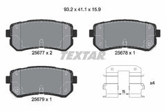 Bremsbelagsatz Scheibenbremse Hinterachse für HYUNDAI KIA CRETA ix20 KONA