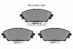 Bremsbelagsatz Scheibenbremse Vorderachse für MAZDA 3 Stufenheck CX-3